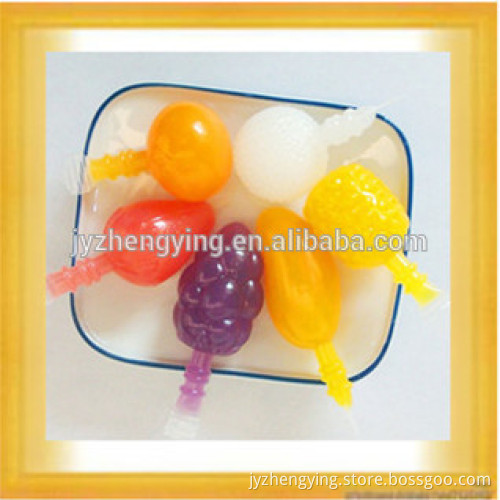 Pineapple shape fruit jelly pudding